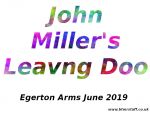 2019 John Millers leaving doo